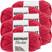 Bernat® Blanket Yarn Cranberry, Multipack Of 6