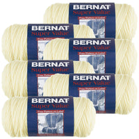 Bernat® Super Value Yarn Natural, Multipack Of 6