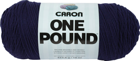 Caron One Pound Yarn Midnight Blue, Multipack Of 4