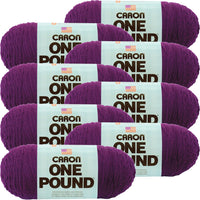 Caron® One Pound Yarn Purple, Multipack Of 8