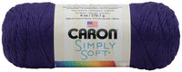 Caron Simply Soft Yarn Purple, Multipack Of 12