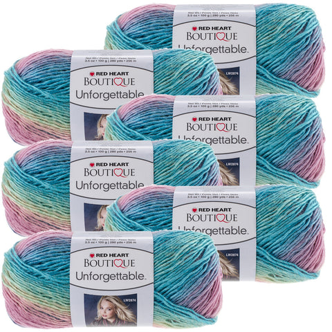 Red Heart® Unforgettable Yarn Candied, Multipack Of 6