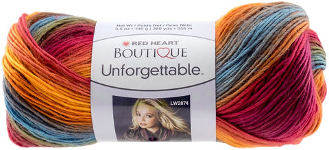 Red Heart® Unforgettable Yarn Sunrise, Multipack Of 6