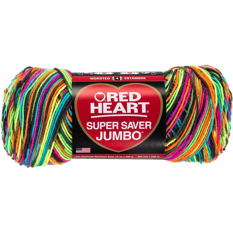 Red Heart Super Saver Yarn Blacklight
