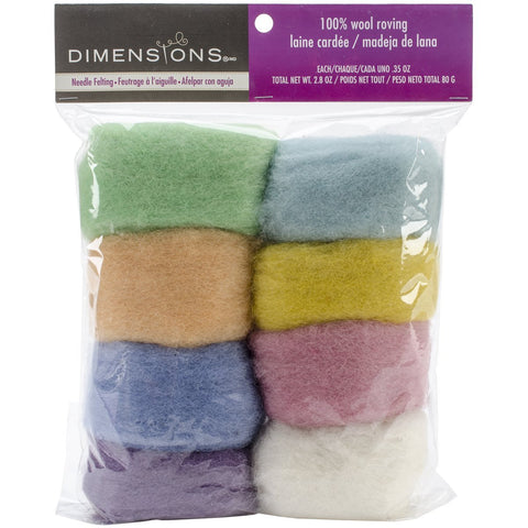 Feltworks Roving Value Pack Pastel 2.8oz