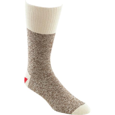 Red Heel Monkey Socks 2 Pairs Size 8-9 Brown Heather