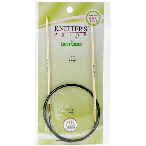 Bamboo Fixed Circular Needles 32in Size 1.5 (2.5mm)