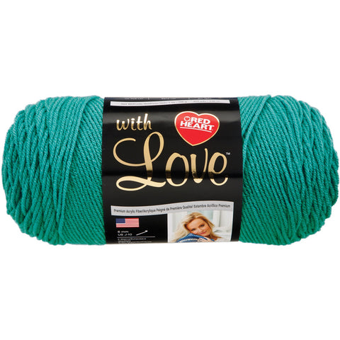 Red Heart® With Love Yarn Jadeite, Multipack Of 6