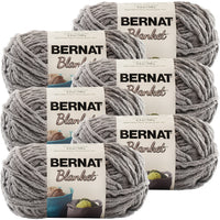 Bernat® Blanket Yarn Dark Grey, Multipack Of 6