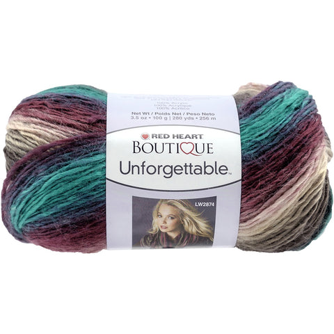 Red Heart® Unforgettable Yarn Tealberry, Multipack Of 6