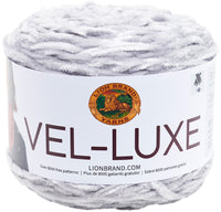 Lion Brand Vel-Luxe Yarn Silver