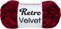 Premier Retro Velvet Yarn Ruby