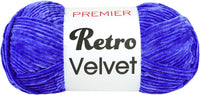 Premier Retro Velvet Yarn Cobalt