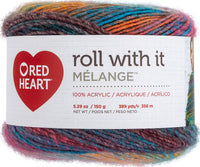 Red Heart® Roll With It Melange Yarn Show Time