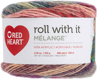 Red Heart® Roll With It Melange Yarn Hollywood