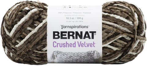 Bernat Crushed Velvet Yarn Taupe