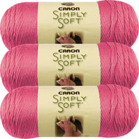 Caron Simply Soft Brites Yarn-Watermelon, Multipack Of 3