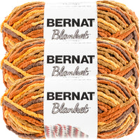 Bernat Blanket Yarn-Fall Leaves, Multipack Of 3