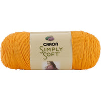 Caron Simply Soft Brites Yarn Mango, Multipack Of 12