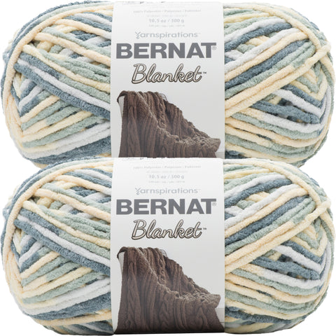 Bernat Blanket Big Ball Yarn Sunshine Green Multipack Of 2