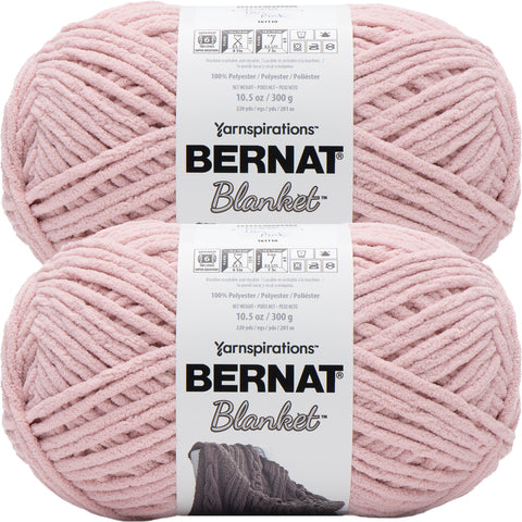 Bernat Blanket Big Ball Yarn Tan Pink Multipack Of 2