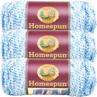 Lion Brand Homespun Yarn Delft Multipack Of 3