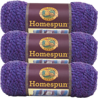 Lion Brand Homespun Yarn Purple Haze Multipack Of 3