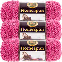 Lion Brand Homespun Yarn Peony Multipack Of 3