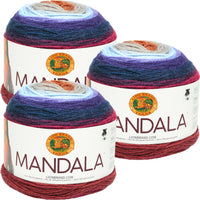 Lion Brand Mandala Yarn Griffin Multipack Of 3