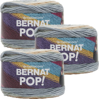 Bernat Pop! Yarn Foggy Notion Multipack Of 3