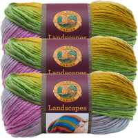 Lion Brand Landscapes Yarn Wild Flowers Multipack Of 3