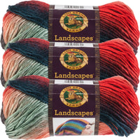 Lion Brand Landscapes Yarn Harvest Moon Multipack Of 3