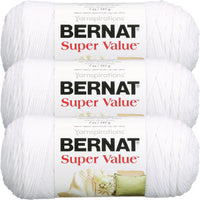 Bernat® Super Value™ Yarn White Multipack Of 3