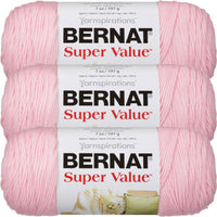 Bernat® Super Value™ Yarn Baby Pink Multipack Of 3