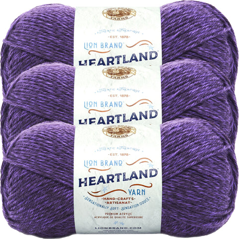 Lion Brand Heartland Yarn Hot Springs Multipack Of 3
