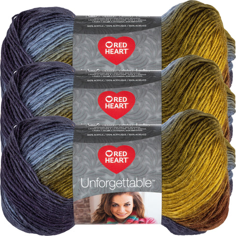 Red Heart Unforgettable Yarn Woodlands Multipack Of 3
