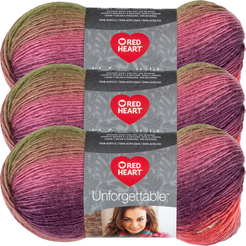 Red Heart Unforgettable Yarn Whimsical Multipack Of 3