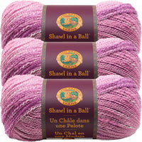 Lion Brand Shawl In A Ball Yarn Lotus Blossom Multipack Of 3
