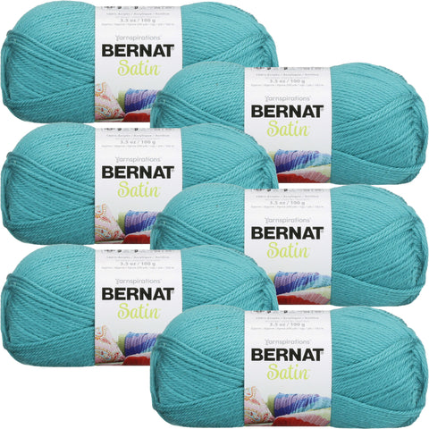 Bernat® Satin® Yarn Aqua Multipack Of 6