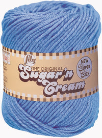 Lily® Sugar'n Cream® Yarn Super Size Mod Blue Multipack Of 6