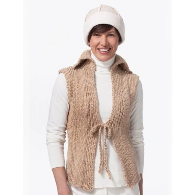 Bernat Alpaca Natural Vest