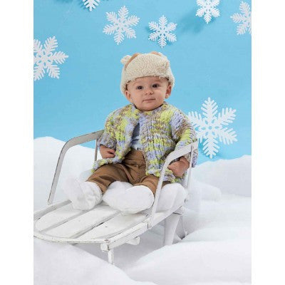 Bernat Baby Blanket One Piece Cardigan