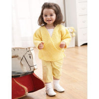 Bernat Baby Coordinates Garter Stitch Kimono To Knit