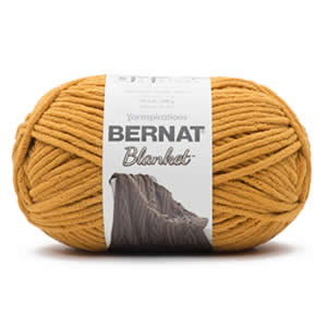 Bernat Blanket Big Ball Yarn Burnt Mustard