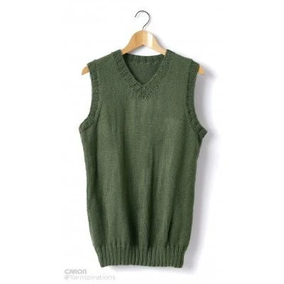 Caron Simply Soft Adult V Neck Vest