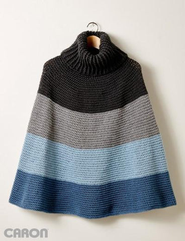 Caron Simply Soft Cozy Cowl Cape