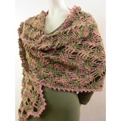 Caron Simply Soft Lattice Lace Wrap