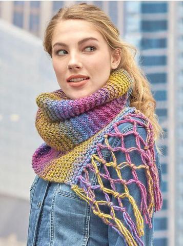 Red Heart Colorscape Exploration Scarf