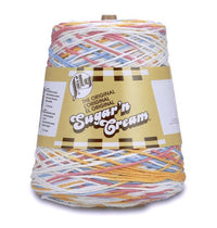 Lily® Sugar'n Cream® Yarn Cones Kitchen Breeze Ombre