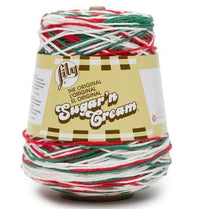 Lily® Sugar'n Cream® Cone Yarn Mistletoe Ombre